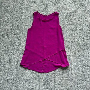 Size XS Hot Pink Tank Top Blouse
